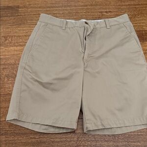 GAP Men's Khaki Flat Front Shorts
